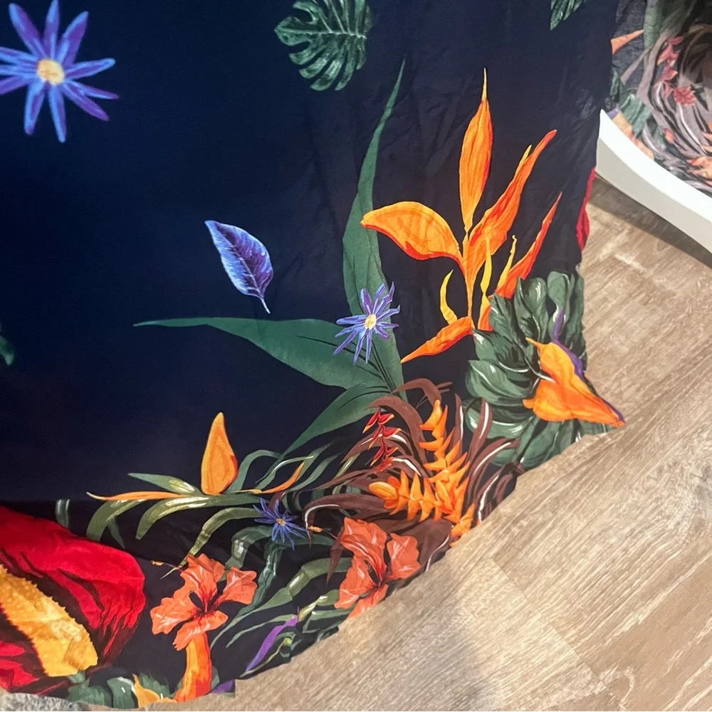 Fashion nova, NWT Key West, Tropical Print Maxi Dress with side cutouts,… - Picture 7 of 16